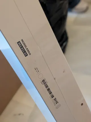 6 Estantería MOSSLANDA Ikea Blanca Nueva