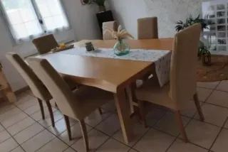 Set di 4 fodere per sedie nuove