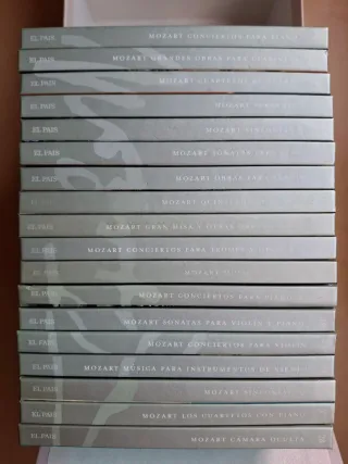 Colección Mozart 18 CDs Obras Instrumentales
