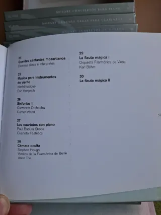 Colección Mozart 18 CDs Obras Instrumentales