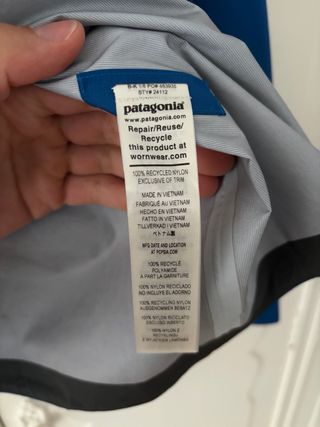 Chaqueta Patagonia Storm Racer M azul NUEVA
