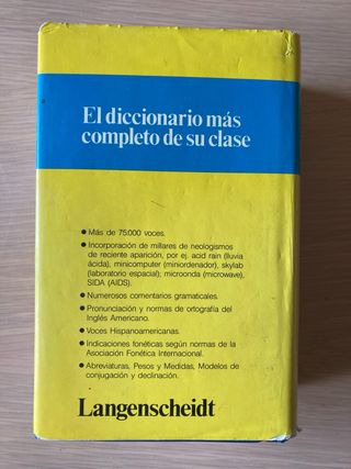 Diccionario Inglés - Español