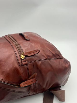 Zaino The Bridge in pelle marrone