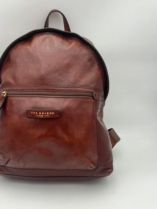Zaino The Bridge in pelle marrone