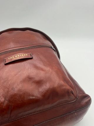Zaino The Bridge in pelle marrone