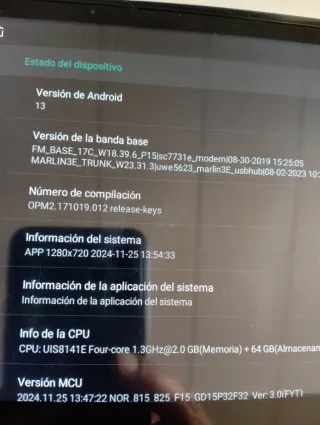 Pantalla Android 13 Fiat Doblo 9 p
