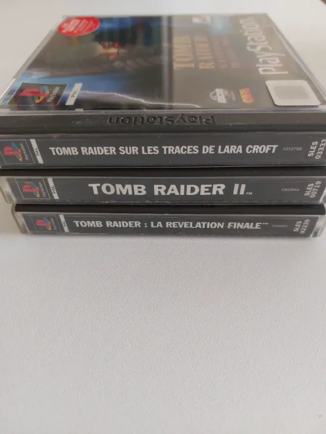 Lote 3 Juegos Tomb Raider PS1 (Frances)
