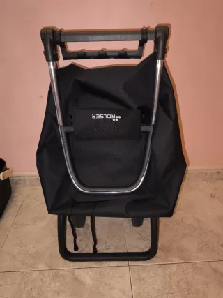 Carro de compra Rolser negro