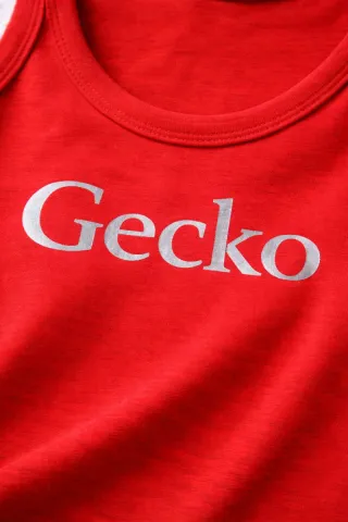 Camiseta roja tirantes mujer ajustada M