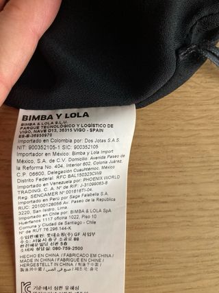 Falda Bimba y Lola Talla M Estampado Geométrico