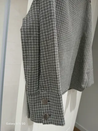 Blusa de cuadros con botones