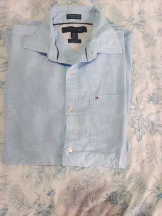 Camisa Tommy Hilfiger Azul Talla M