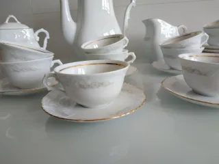Juego de café/té Vista Alegre porcelana