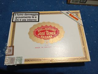 Scatole Legno Sigari Cubani Habanos