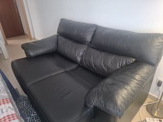 Sofá de cuero 2 plazas