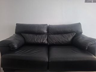 Sofá de cuero 2 plazas