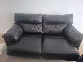 Sofá de cuero 2 plazas