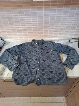 Camicia Carhartt Fantasia Geometrica Blu