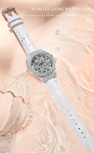 Reloj WLISTH Mujer Blanco y Plateado