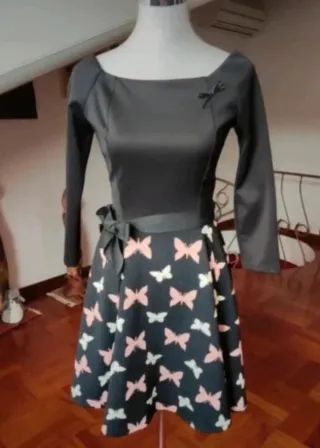 Vestito Ormai Donna Taglia M Farfalle
