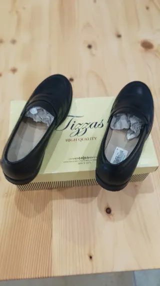 Zapatos comunión niño negros