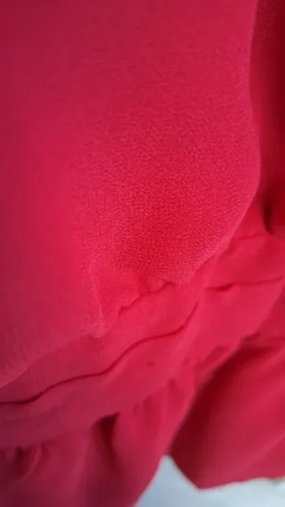 Vestido cort rojo lentejuelas Privé de TNL Talla M