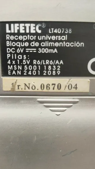 Radio Lifetec 155 Memory PLL