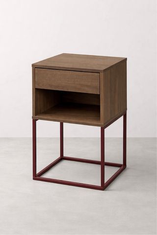 Pack 2 Mesitas Noche Madera y Metal