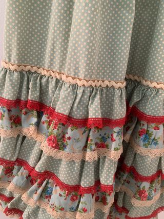 Traje Gitana Niña 4-6 años + Mantoncillo