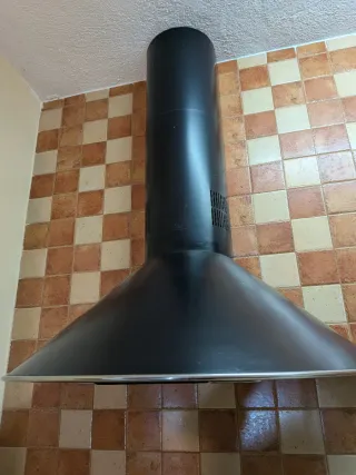 Cocina a gas y campana extractora