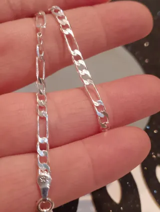 Pulsera Figaro Plata