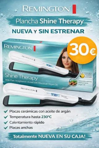 Plancha Pelo Remington Shine Therapy