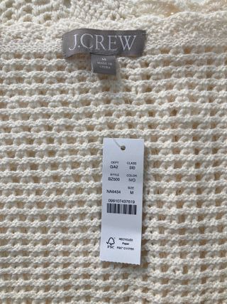 Top Crochet J.Crew Beige