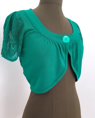 Chaqueta Torera De Punto Fino Tricotado