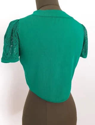 Chaqueta Torera De Punto Fino Tricotado