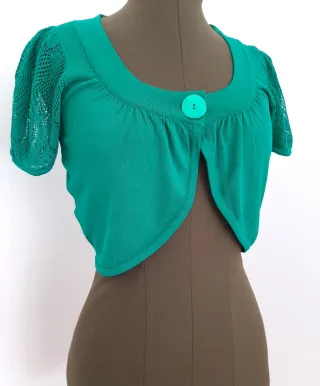 Chaqueta Torera De Punto Fino Tricotado