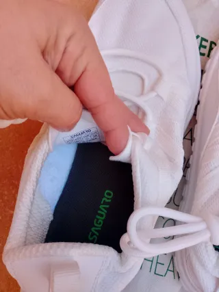 Zapatillas Saguaro Unisex Talla 39 Blancas