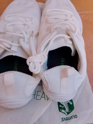 Zapatillas Saguaro Unisex Talla 39 Blancas