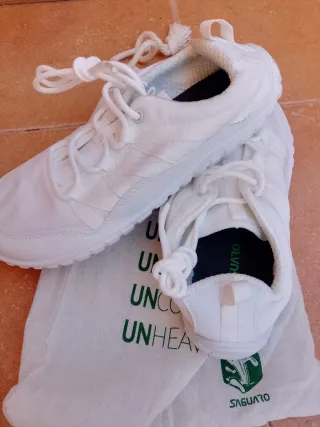 Zapatillas Saguaro Unisex Talla 39 Blancas