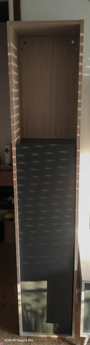 Muebles TV madera y gris