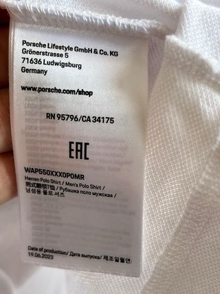 Polo Porsche Uomo Tg M