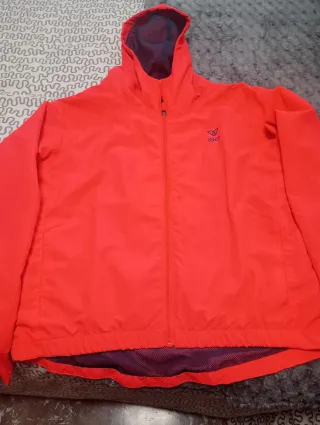 Cortavientos Ilico Sprinter color coral, forrado