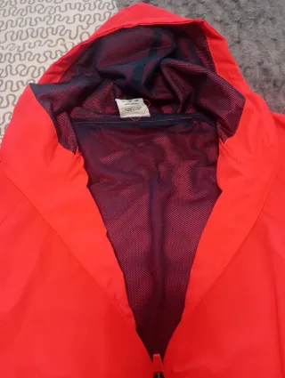 Cortavientos Ilico Sprinter color coral, forrado