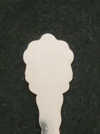 Cuchara Souvenir Torre Vieja Baño Plata