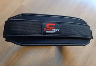 Cinturón Levantamiento Pesas 14cm Negro