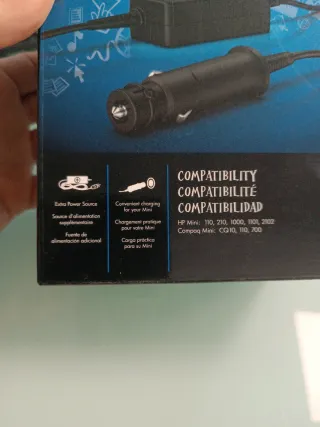 Adaptador Coche HP 40W Mini