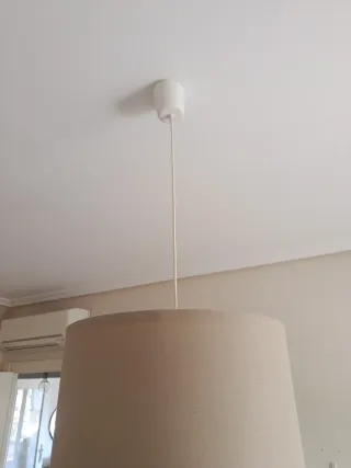 Lámpara de techo colgante beige