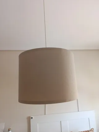Lámpara de techo colgante beige