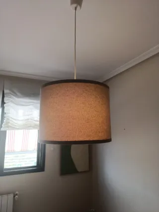 Lámpara de techo colgante beige