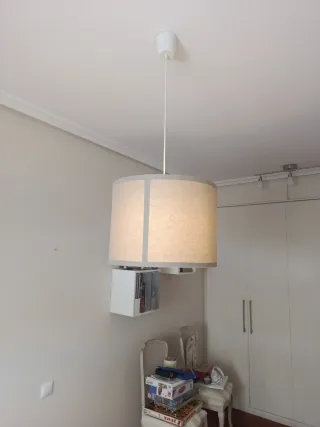 Lámpara de techo colgante beige